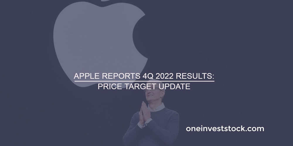 Apple Reports 4Q 2022 Results Price Target Update